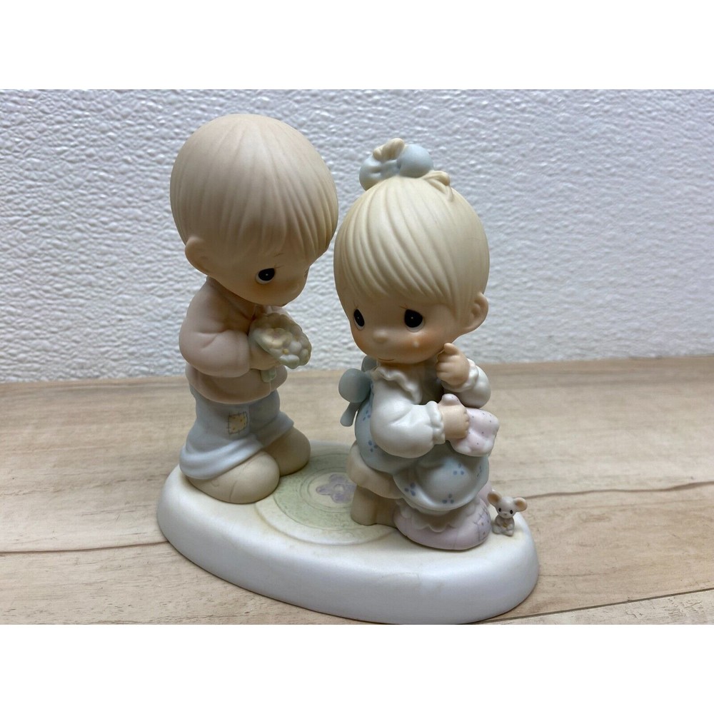 Vtg 1995 Enesco Precious Moments My Love Blooms For You Porcelain Figurine